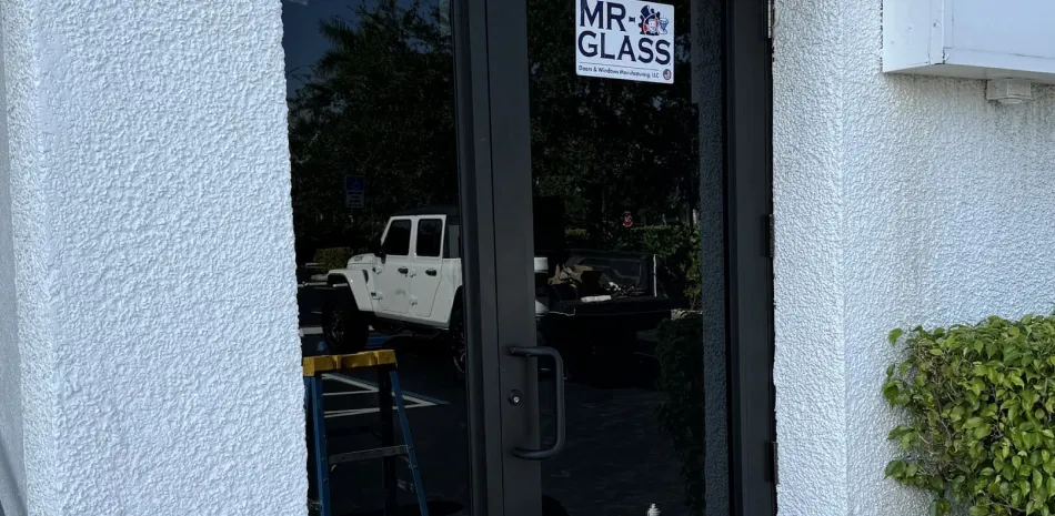 Commercial Impact Door Installation